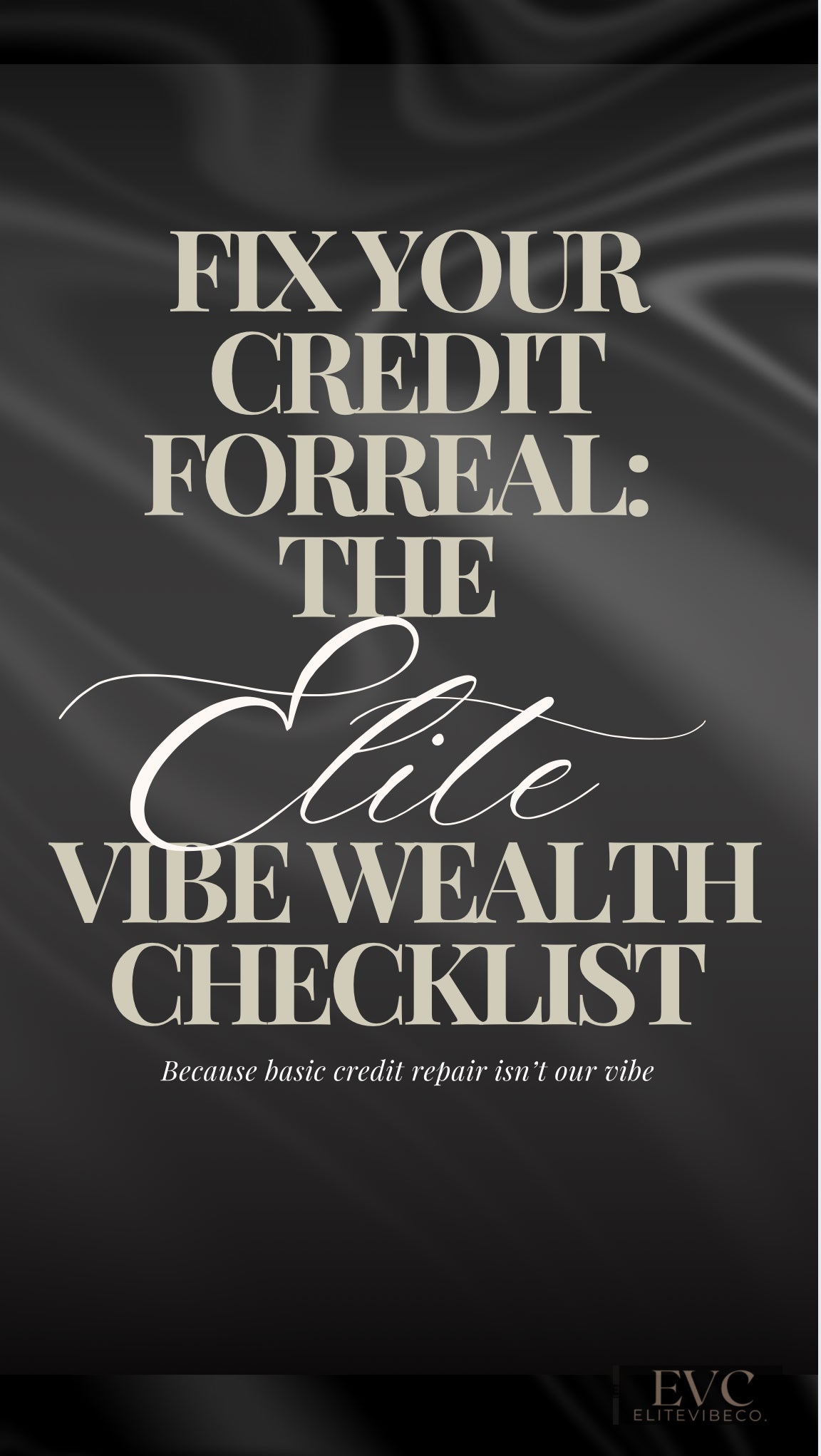 Fix Your Credit Forreal ..